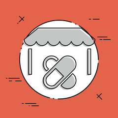 Steady medical services 24/7 - Vector web icon