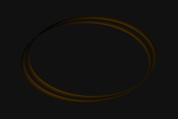 Gold ovals against black background