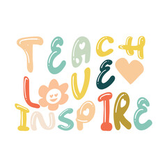 Teach Love Inspire retro vintage svg png, teacher love inspire svg, teacher retro keep on font print svg png, Virtual Teacher, Funny Teacher