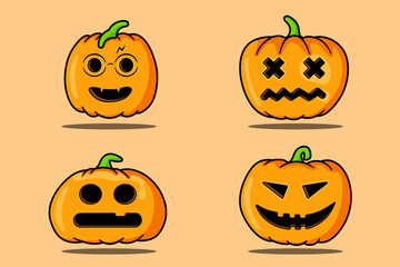 Halloween festival Pumpkin Set Cute 