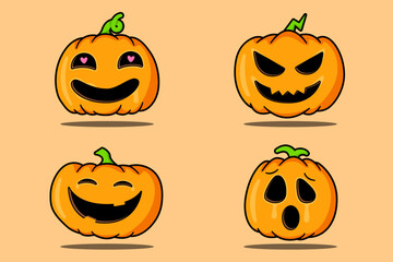 Halloween festival Pumpkin Set Cute 
