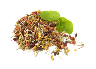 Herbal tea with berries