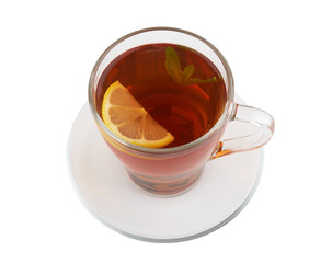 Black tea with lemon