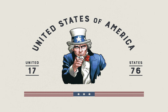 Uncle Sam USA | Farmhouse | Print | EPS10