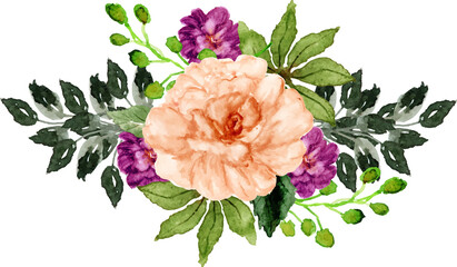 bouquet of purple roses
