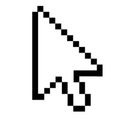 Fototapeta premium mouse cursor old icon