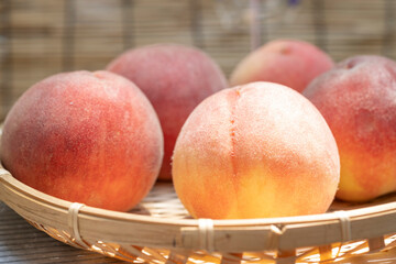 新鮮な桃