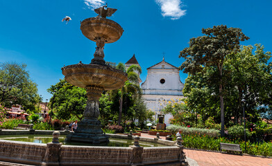 Santa Fe de Antioquia - Colombia. July 29, 2022. Heritage Town of Colombia that keeps the most...