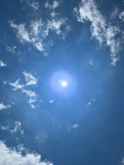 Obraz na płótnie Canvas 太陽のフレア