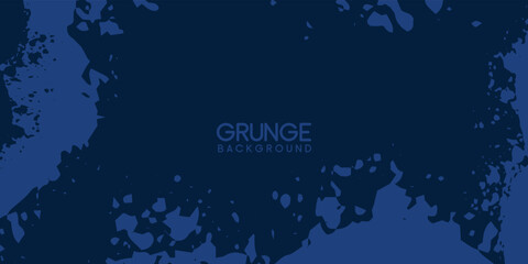 Dark blue grunge background. Modern abstract presentation background. Luxury paper cut background. Perfect grunge style texture