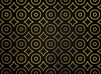 Star swirl modern design seamless geometric pattern