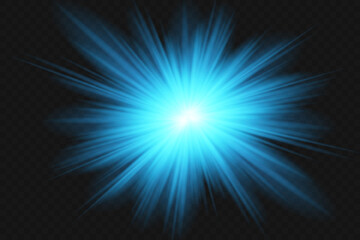 colorful glare, bright flash of light