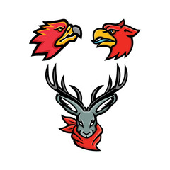 Obraz premium Mythical Creatures Mascot Collection