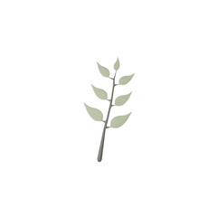 3d green leaf with water drops