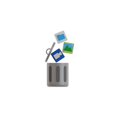 3d recycle bin