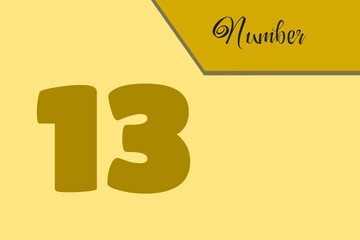 Page number vector illustration suitable for multiple purpose 