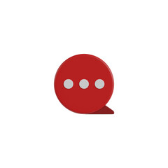 3d social media icon