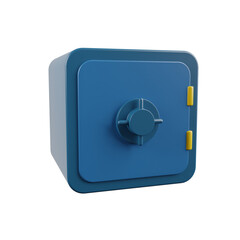 Bank Locker 3D Illustration