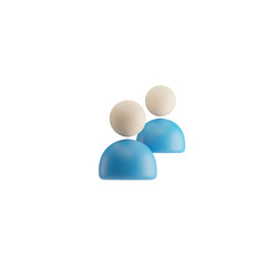 3d user icon