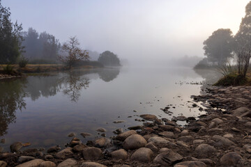 Suveyors Creek Foggy Morning, Glenmore Park
