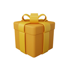3d rendering gift box isolated useful for ecommerce or business online design illustration