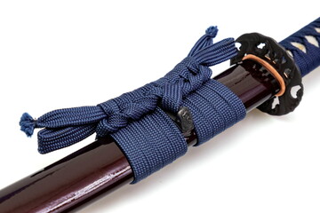 Navy Blue Sageo : Navy blue silk rope for tying.