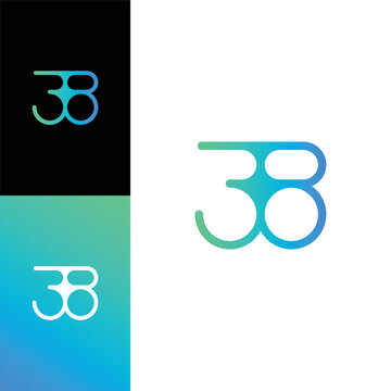 38 Monogram modern logo design