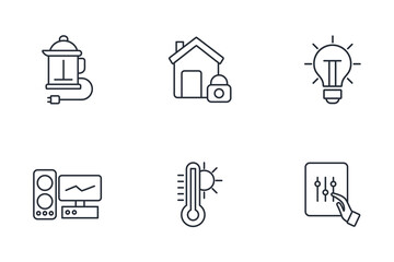 smart home icons set . smart home pack symbol vector elements for infographic web