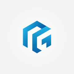 abstract shapes with hexagon