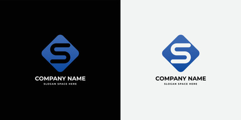 Letter S gradient Logo Design Icon Vector Symbol template