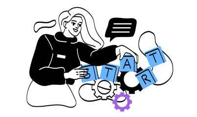 Business management concept