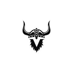 Viking Armor Helmet logo design for sport use