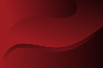 Illustration of abstract red wave background