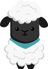 Sheep Character Illustration