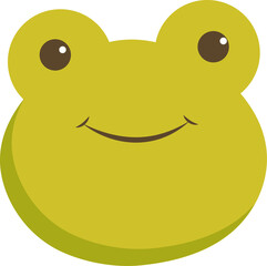 Frog Cartoon Character Illustration