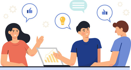 Business Meeting Illustraion