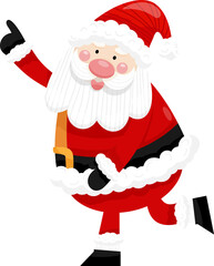 Santa Claus Character Illustration
