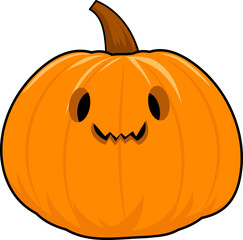 Pumpkin for Halloween Decorative Element