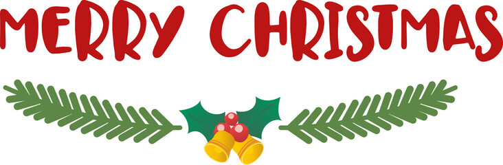 Merry Christmas Sign Illustration