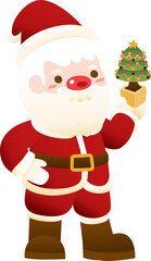 Santa Claus Character Illustration