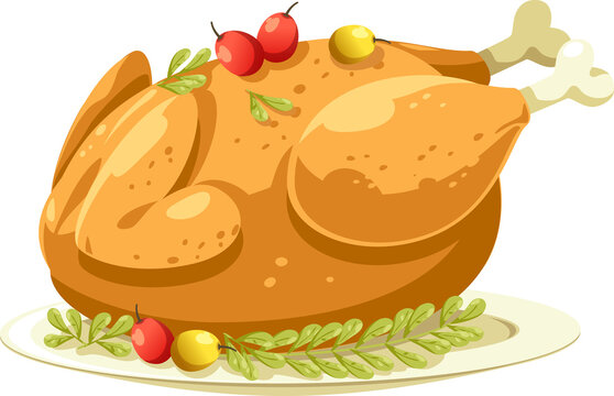 Turkey for Thanksgiving Decorative Element