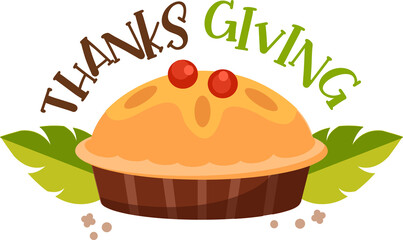 Thanks Giving Day Design for Decorative Element