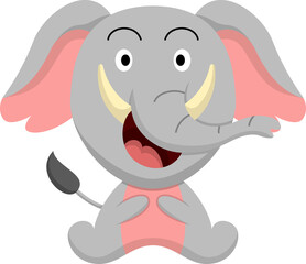 Cartoon elephant illustration