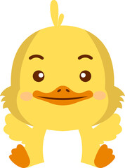 Fototapeta premium Cartoon duck illustration