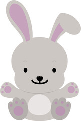 Cartoon rabbit illustration