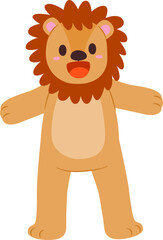 Cartoon lion illustration