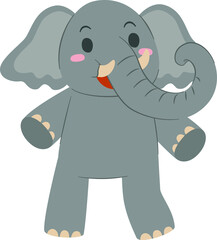 Cartoon elephant illustration
