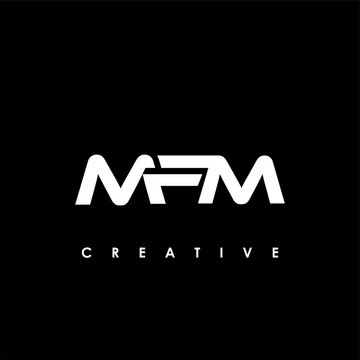 MFM Letter Initial Logo Design Template Vector Illustration