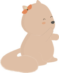 Squirrel illustration