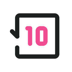 Repeat Icon with Two Tone